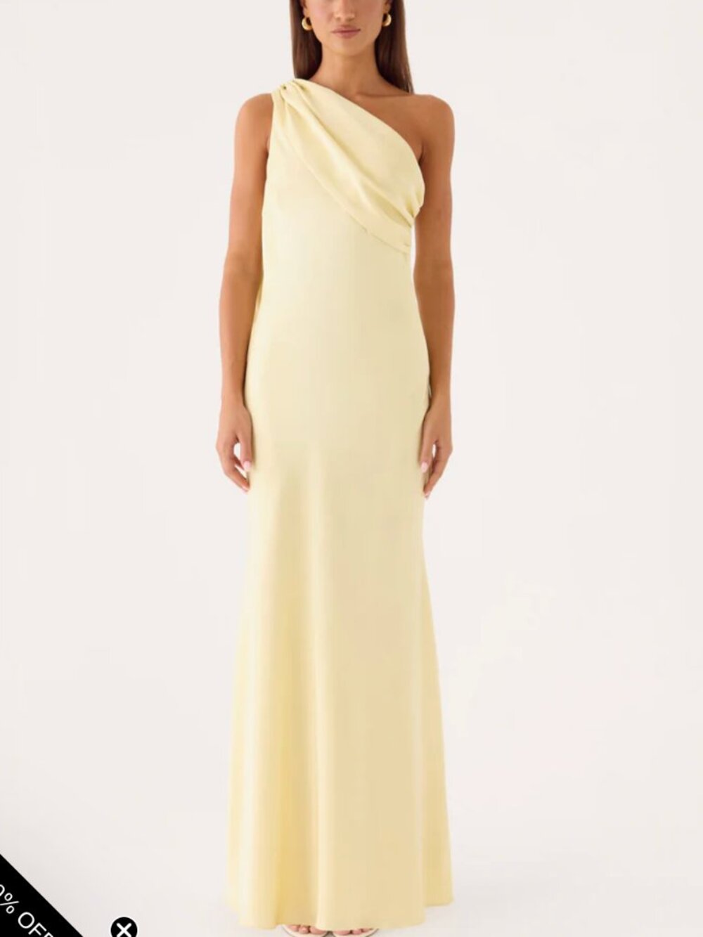 Elena Maxi Dress - Baby Yellow